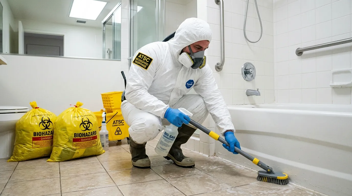 Decontamination equipment deployed for Blood Cleanup in Fuquay-Varina